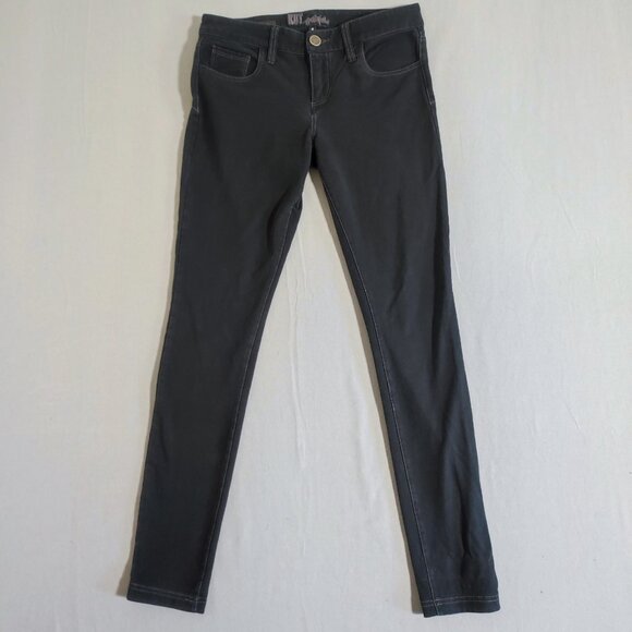KUT from the Kloth jeans women's sz 8 black colour Jennifer Ultra Skinny stretch - Picture 1 of 15